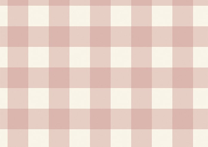 Gingham, Rosies Pink - Roller Blind - Image 6